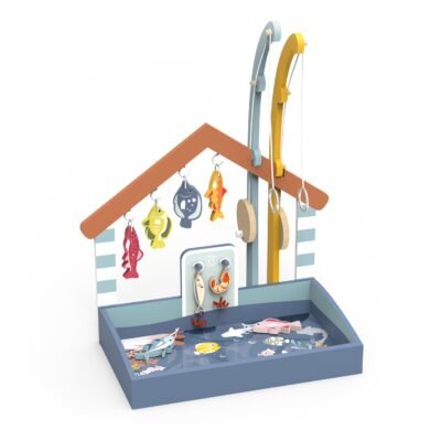 Ξύλινο Σετ Ψαρέματος "Fishing Club" 40,5x22x33,9 cm